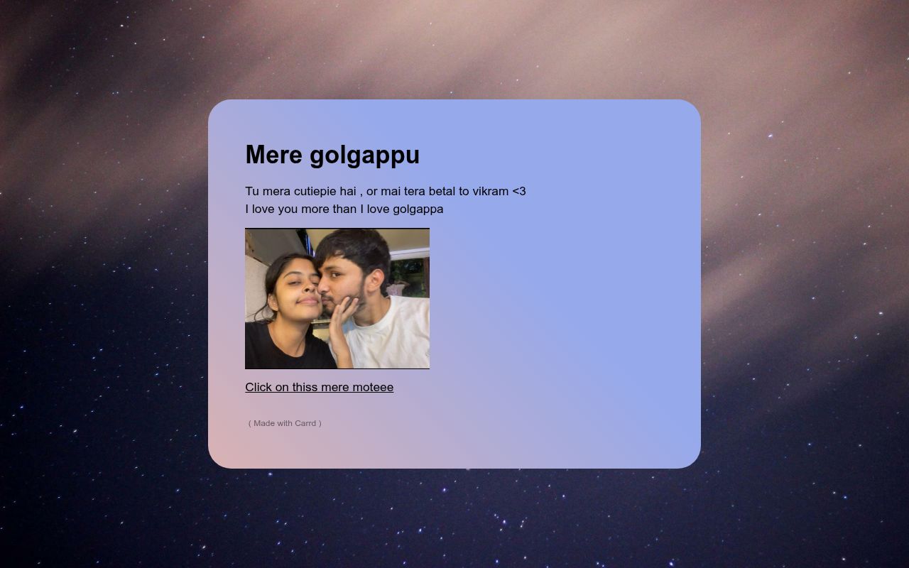 Carrd profile picture for @harshu